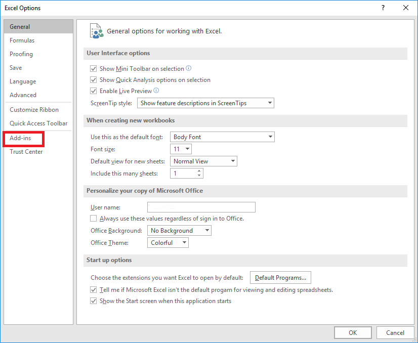 SPS How to enable the Spreadsheet Server Ribbon in Microsoft Excel
