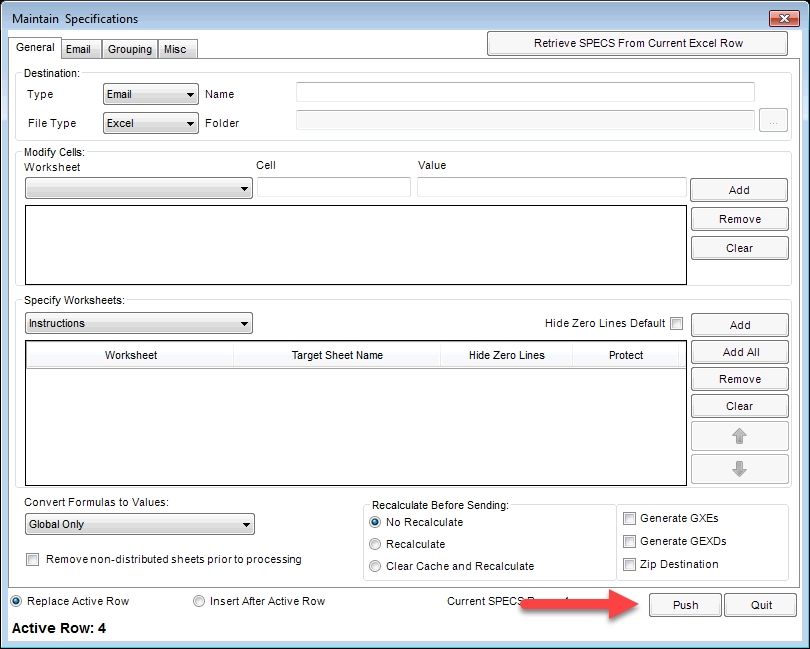 Spreadsheet Server How to use Distribution Manager within Spreadsheet