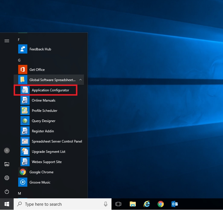 Spreadsheet Server Changing File Locations in Application Configurator