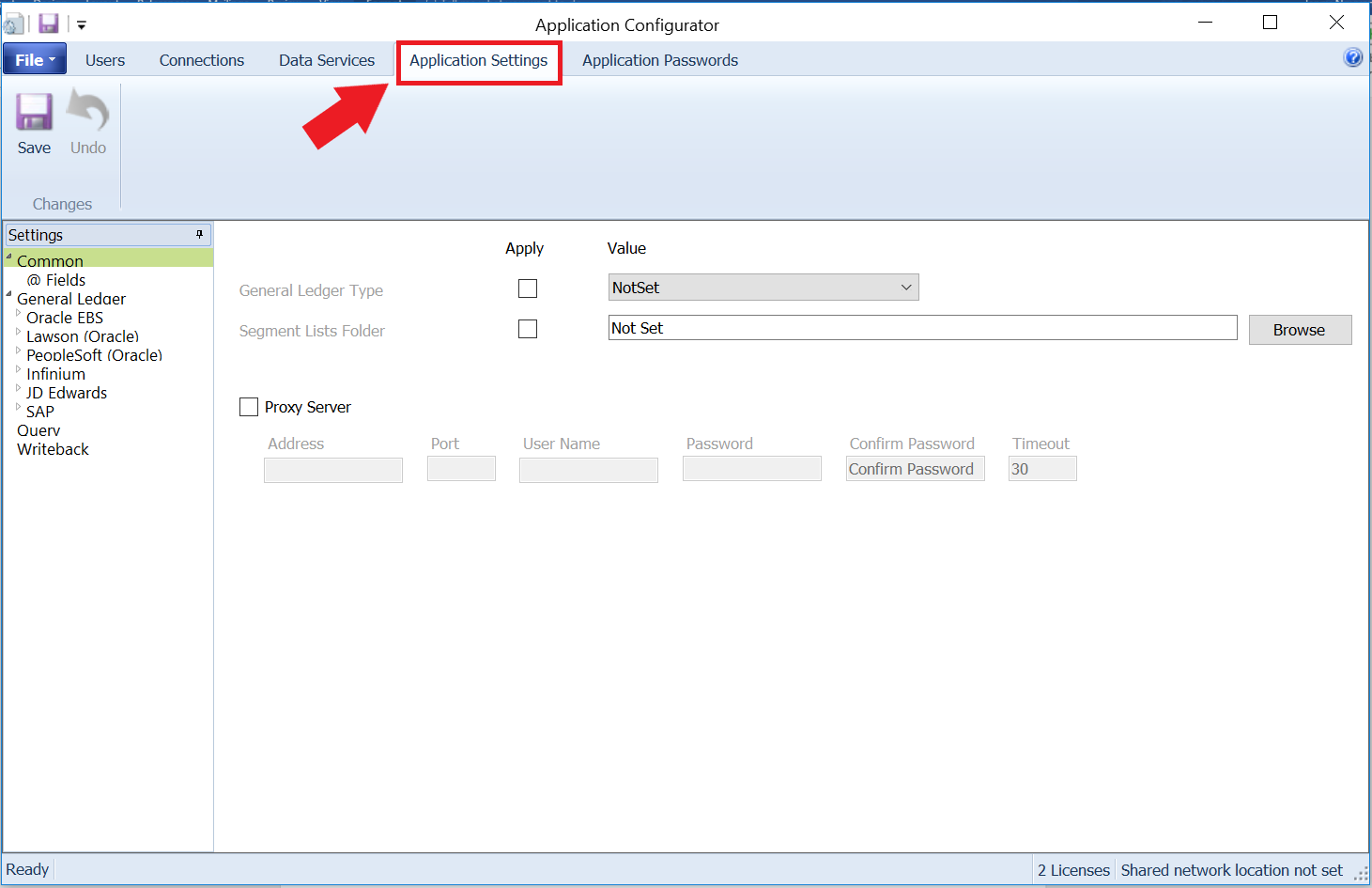 Spreadsheet Server Changing File Locations in Application Configurator