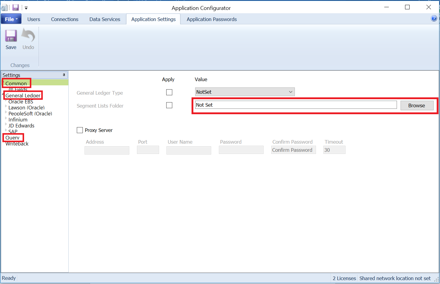 Spreadsheet Server Changing File Locations in Application Configurator