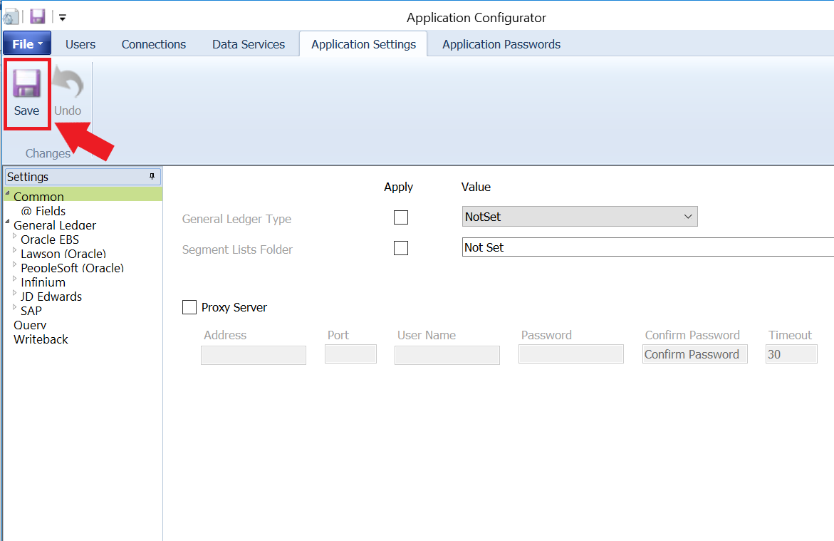 Spreadsheet Server Changing File Locations in Application Configurator