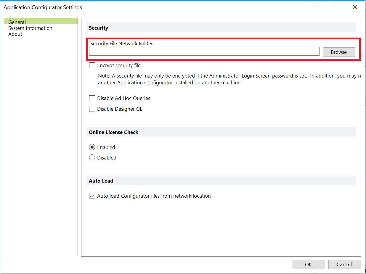 Spreadsheet Server Changing File Locations in Application Configurator